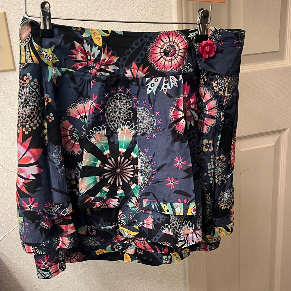 Leifsdottir Multicolor Floral Mini Skirt